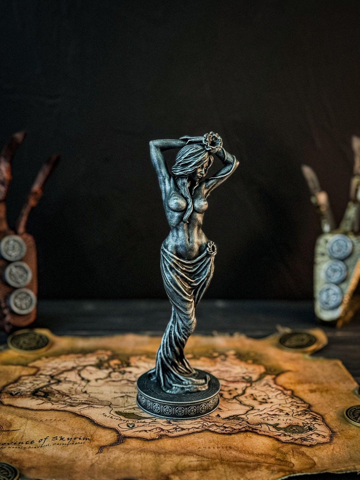 Skyrim Dibella Figurine, The Elder Scrolls V, Skyrim Home and Office Decor, Cosplay, Skyrim Goddess, Our Blessed Lady