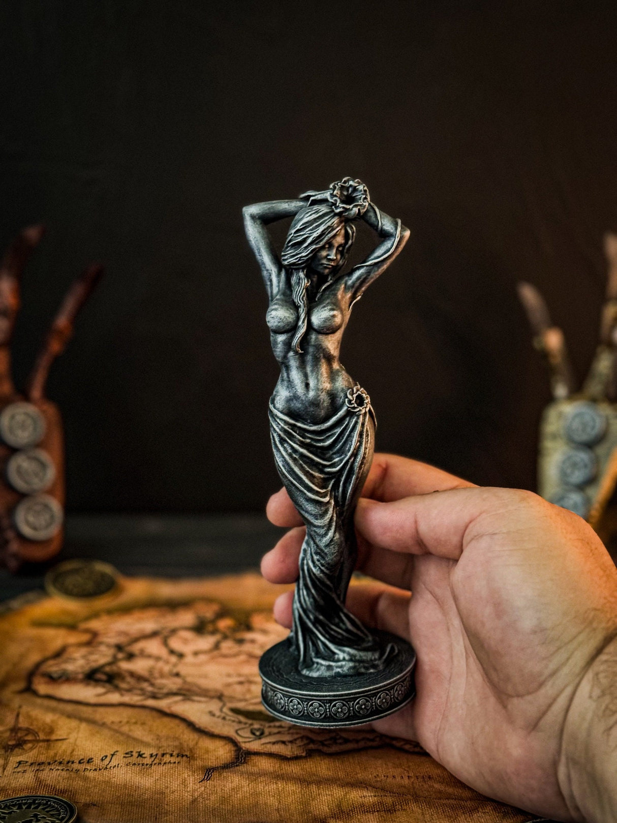 Skyrim Dibella Figurine, The Elder Scrolls V, Skyrim Home and Office Decor, Cosplay, Skyrim Goddess, Our Blessed Lady