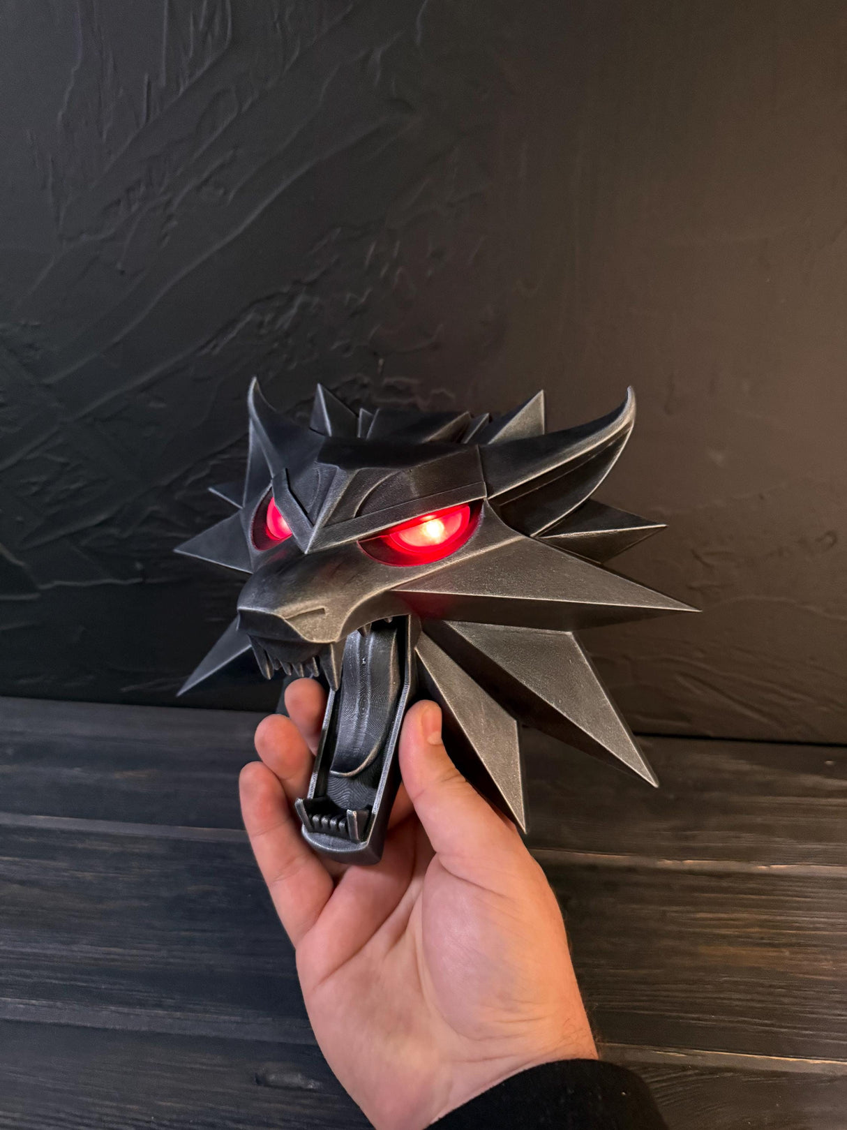 The Witcher 3: Wild Hunt Logo, Wall Decor, Inspired by The Witcher 3, Wolf Symbol, Geralt of Rivia Medallion