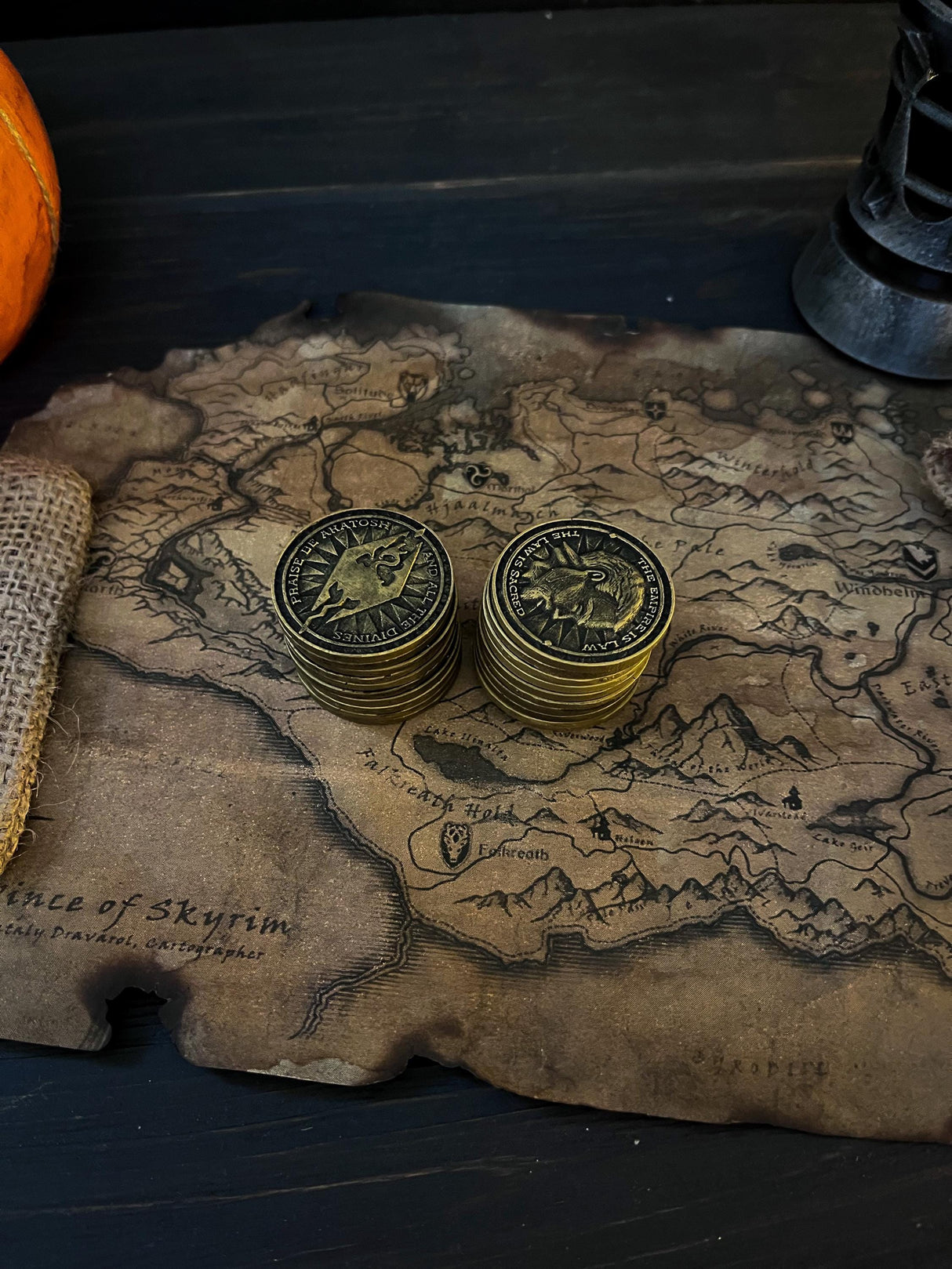 Skyrim, Septim Coins, The Elder Scrolls V, Money Pouch, Money from Video Game, Drakes from Skyrim