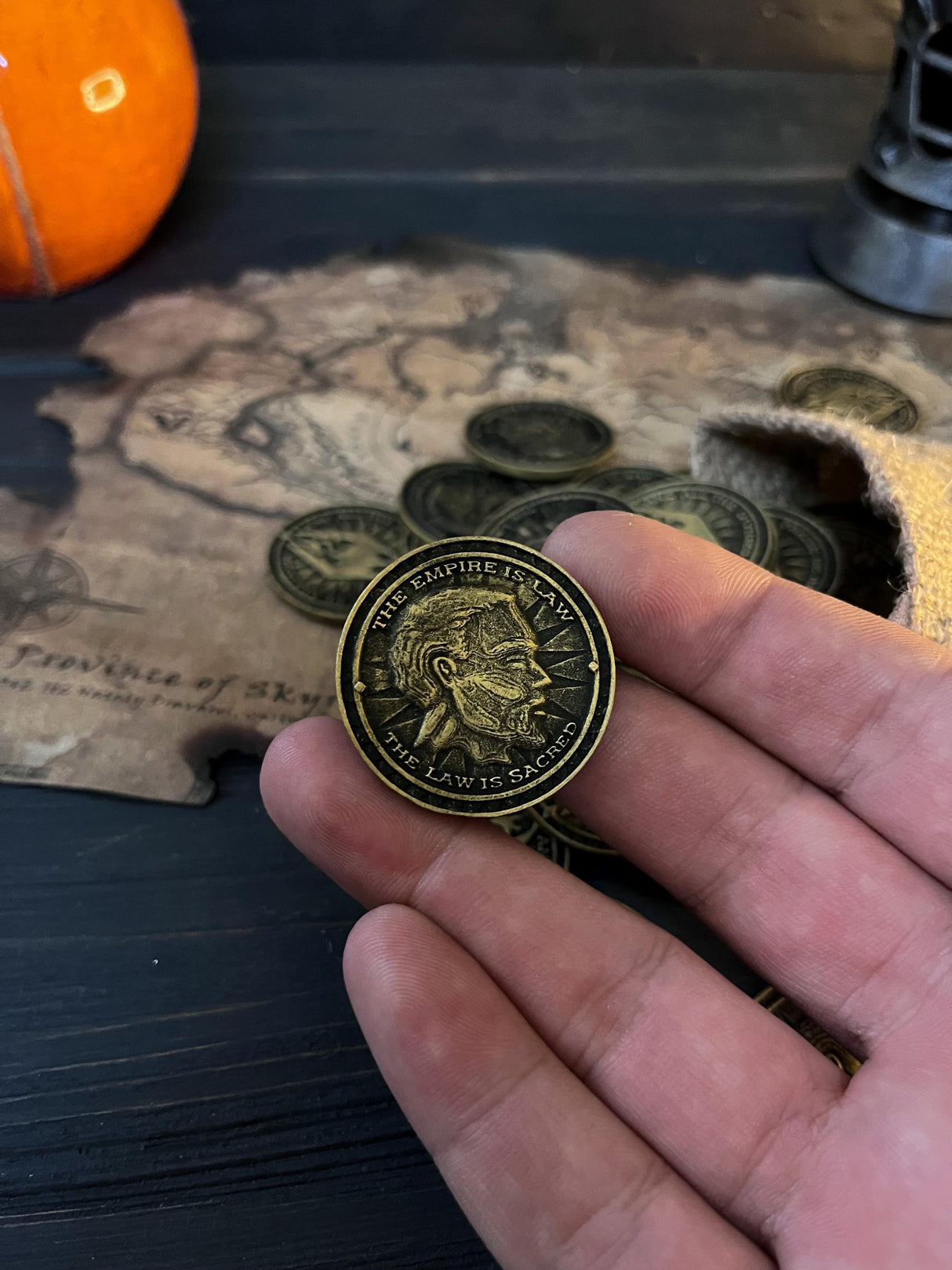 Skyrim, Septim Coins, The Elder Scrolls V, Money Pouch, Money from Video Game, Drakes from Skyrim