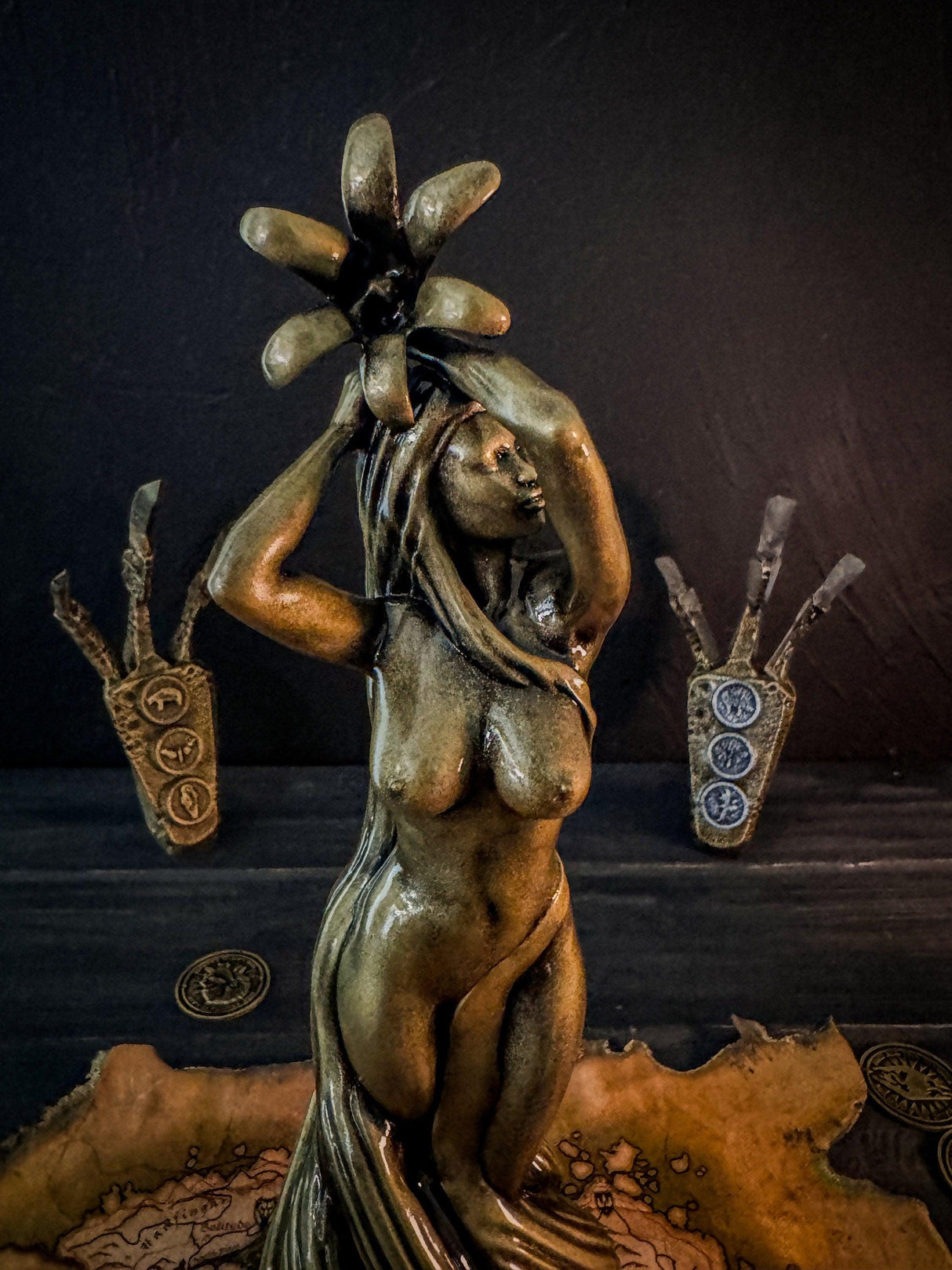 Skyrim Large and Small Dibella Statues, The Elder Scrolls V, Skyrim Decor, Cosplay, Skyrim Goddess, Our Blessed Lady