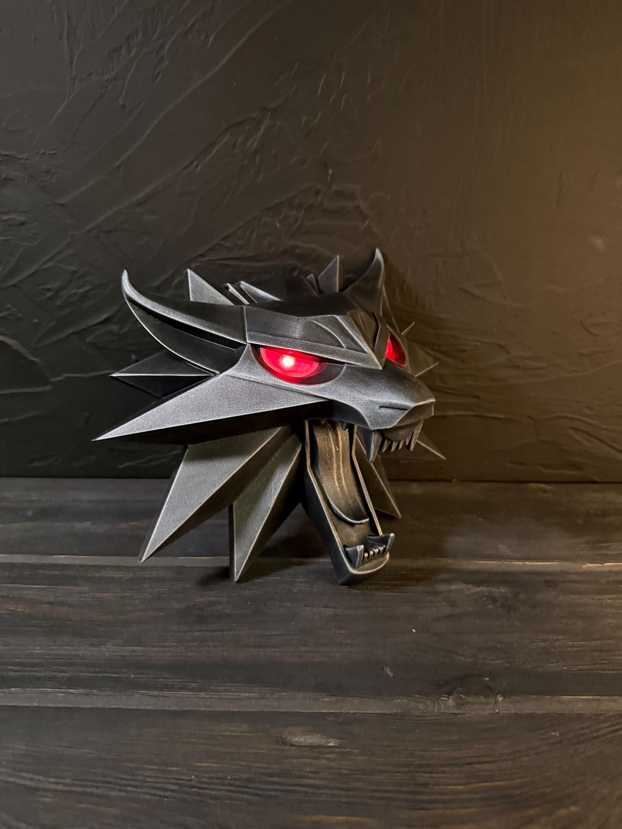 The Witcher 3: Wild Hunt Logo, Wall Decor, Inspired by The Witcher 3, Wolf Symbol, Geralt of Rivia Medallion