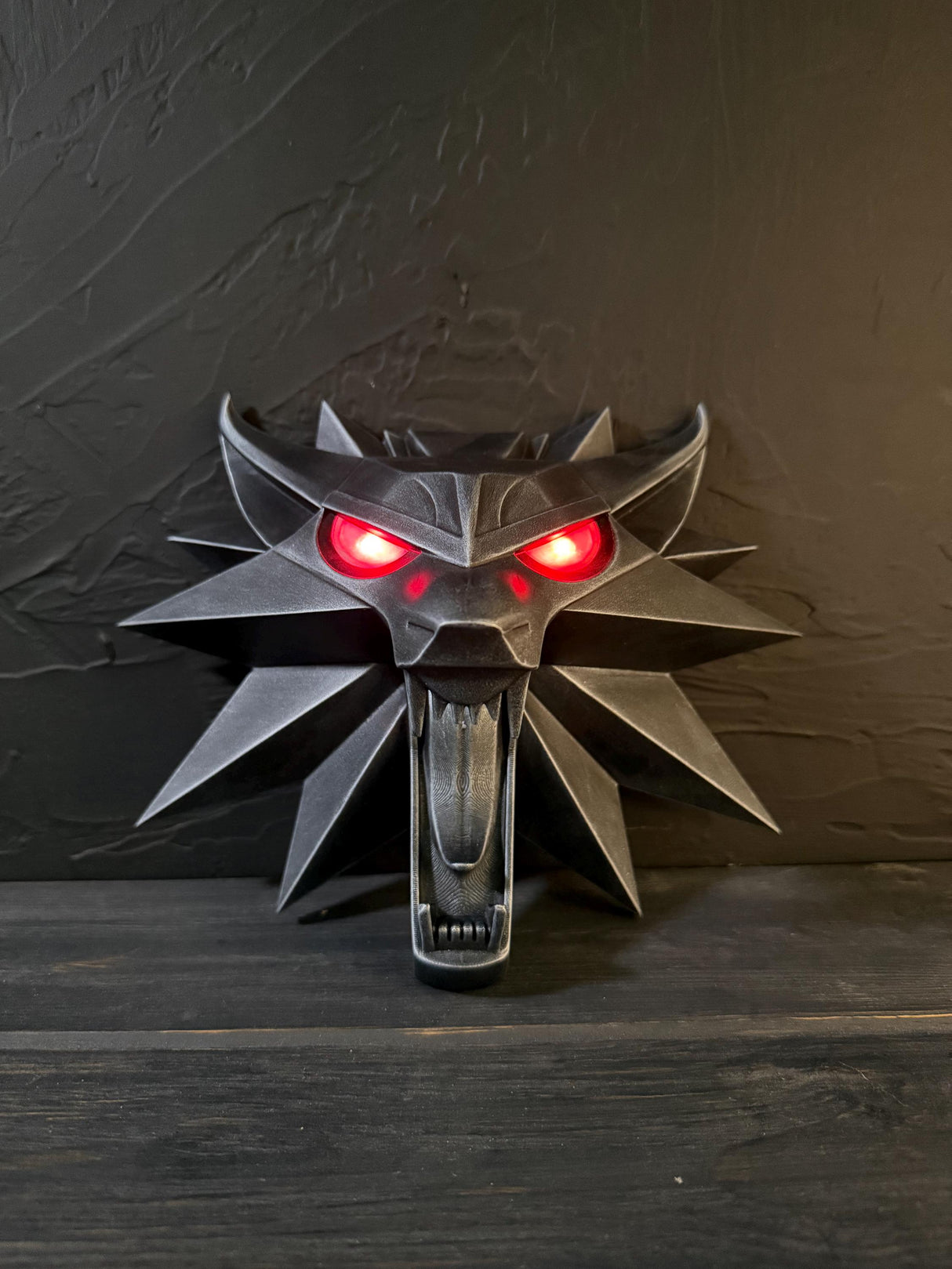 The Witcher 3: Wild Hunt Logo, Wall Decor, Inspired by The Witcher 3, Wolf Symbol, Geralt of Rivia Medallion