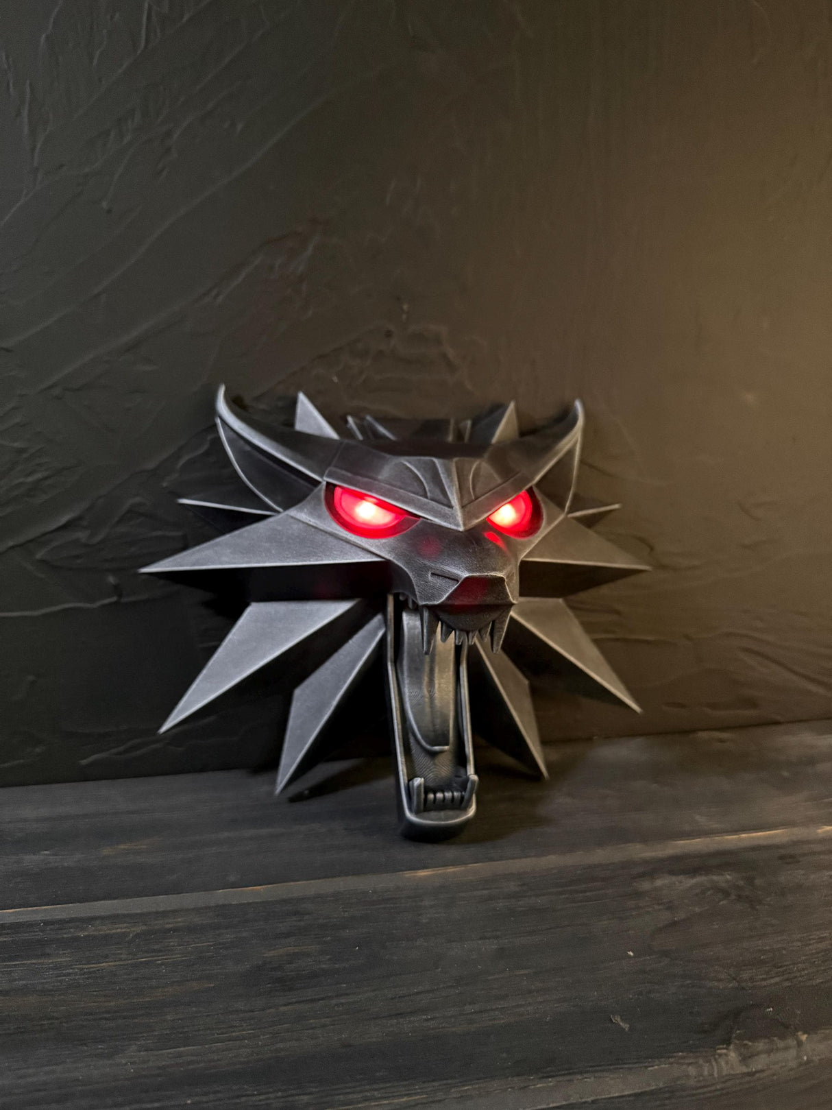 The Witcher 3: Wild Hunt Logo, Wall Decor, Inspired by The Witcher 3, Wolf Symbol, Geralt of Rivia Medallion