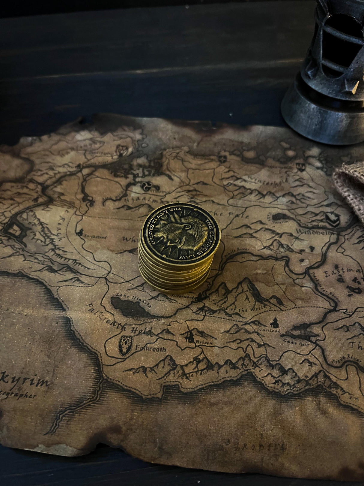 Skyrim, Septim Coins, The Elder Scrolls V, Money Pouch, Money from Video Game, Drakes from Skyrim