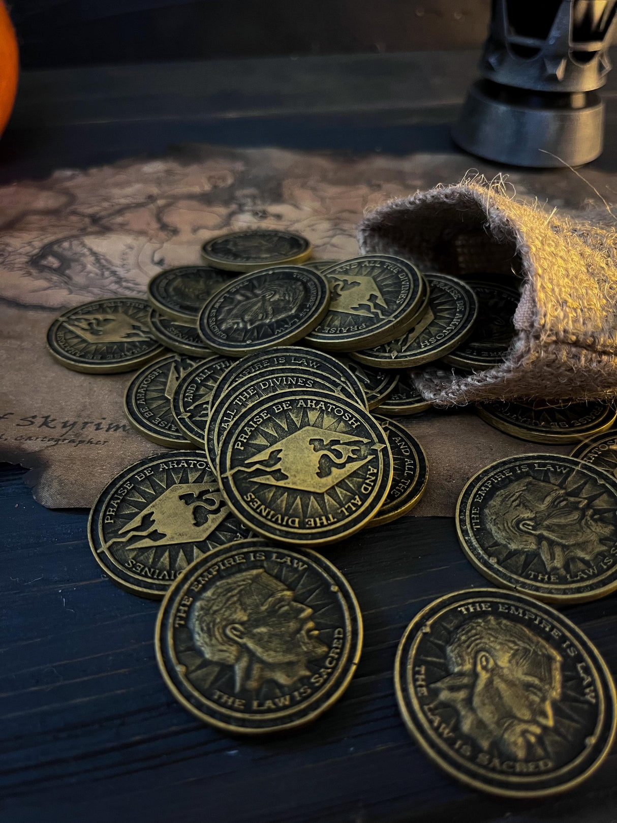 Skyrim, Septim Coins, The Elder Scrolls V, Money Pouch, Money from Video Game, Drakes from Skyrim