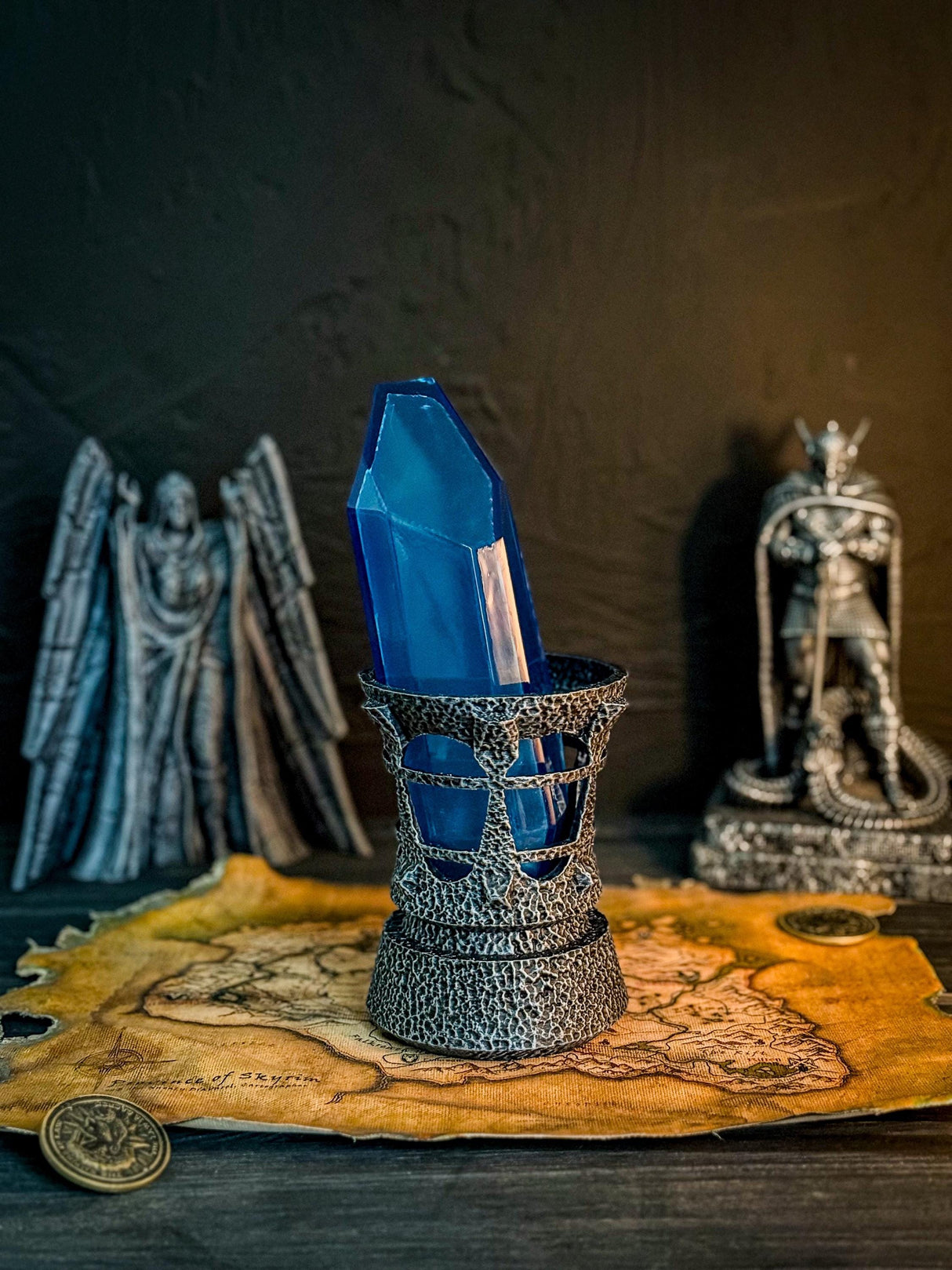 Nightlight Soul Gem, Skyrim Inspired Replica, The Elder Scrolls V Artefact, LED Lamp, Prop Cosplay