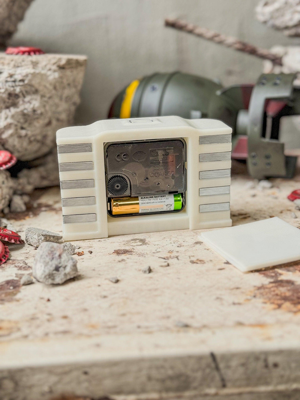 Fallout retro alarm clock, fallout decor and cosplay, artifact from the wasteland, gift for fans, fallout inspired