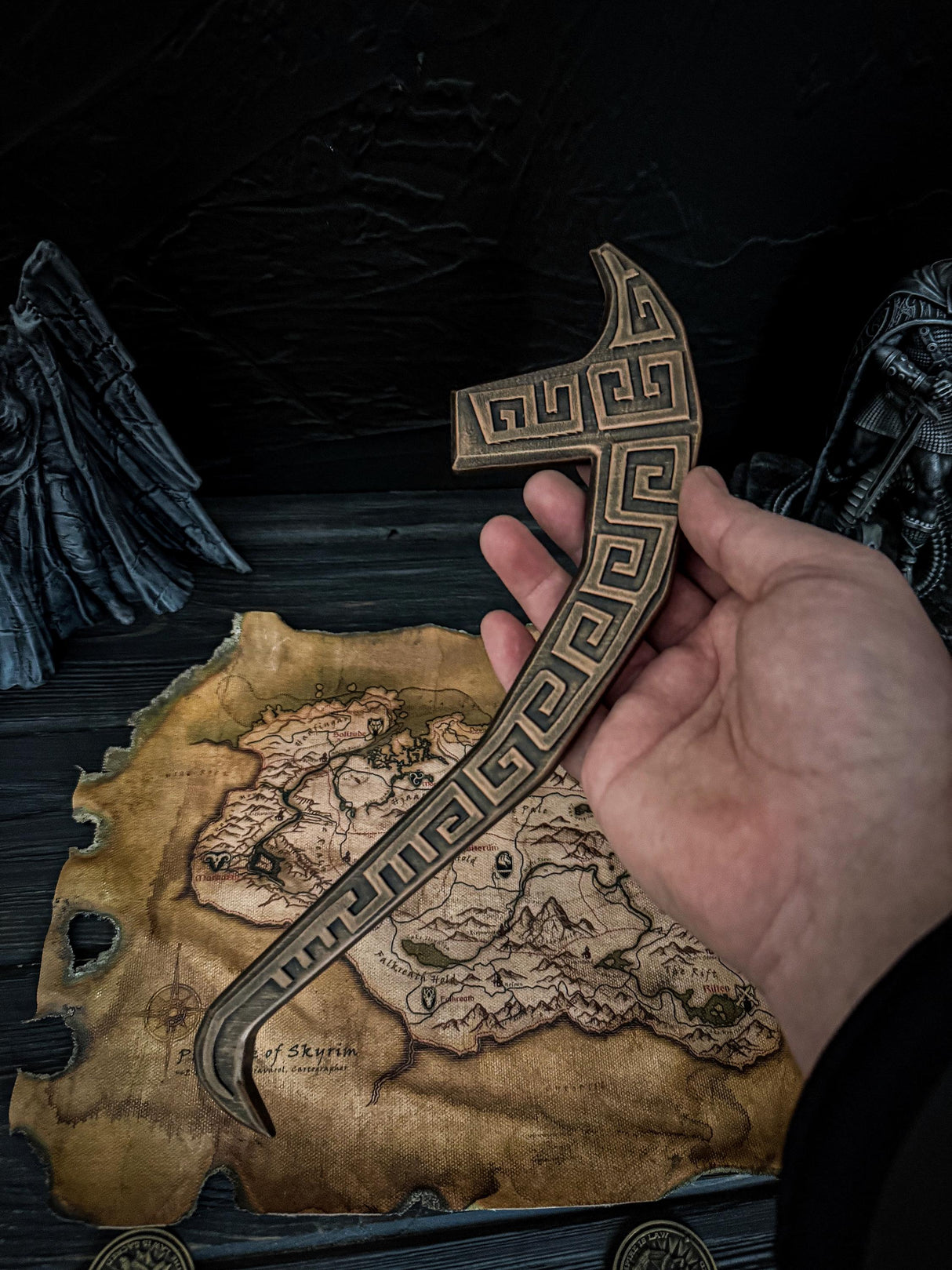 Dwemer Scrap Metal Skyrim, Rare Metal Replica, 3D-printed Item, The Elder Scrolls Decor