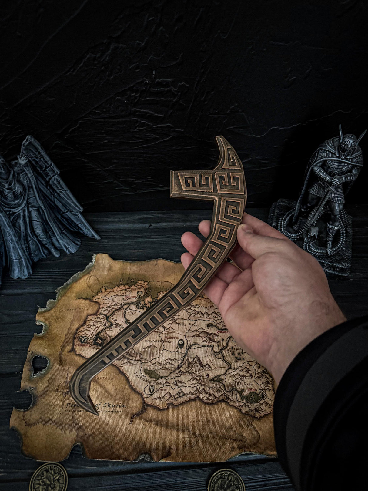 Dwemer Scrap Metal Skyrim, Rare Metal Replica, 3D-printed Item, The Elder Scrolls Decor