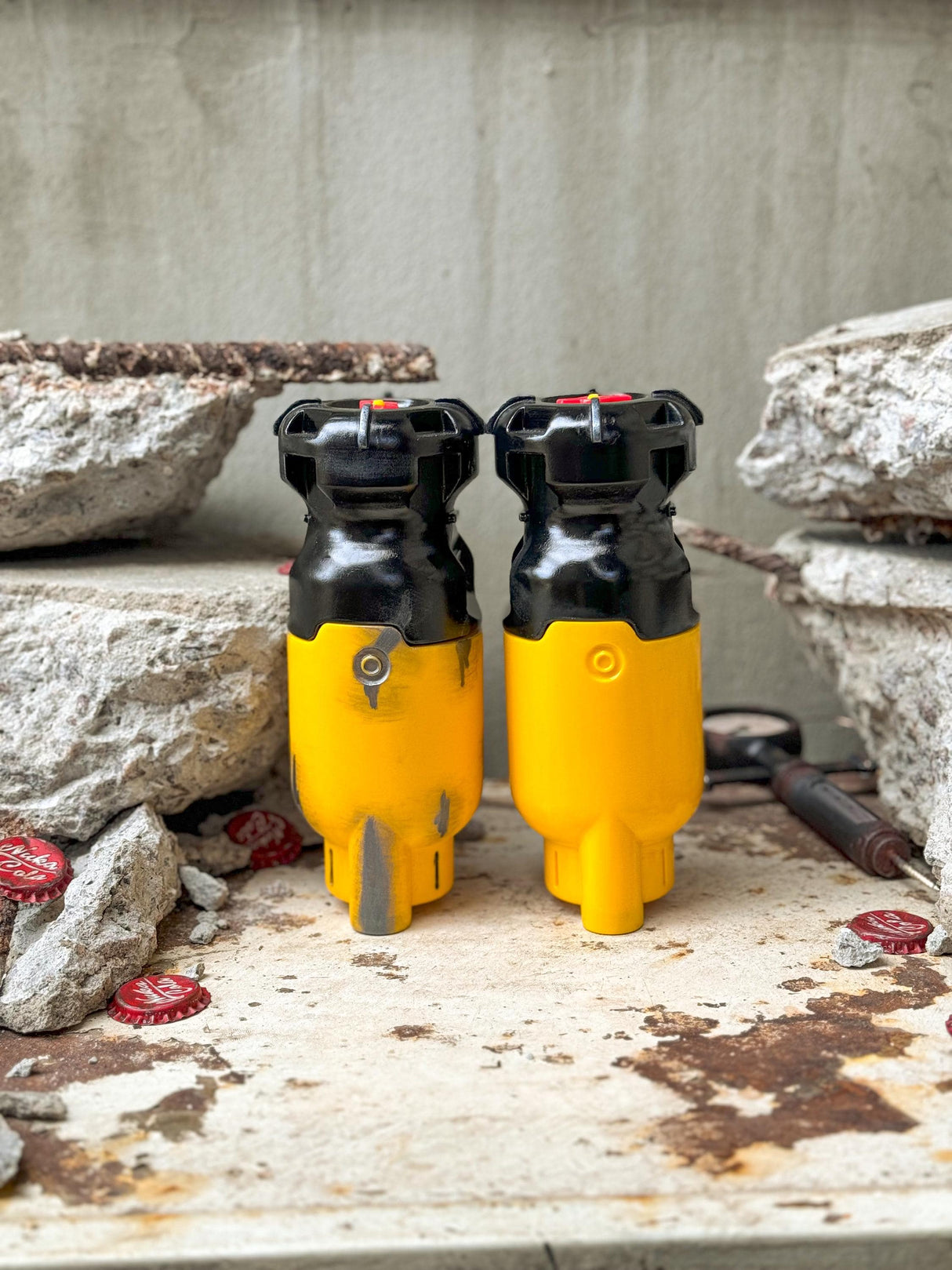 Fusion Cores Containers Fallout Inspired, Artifact, Props from Fallout 4, Fusion Core Replica