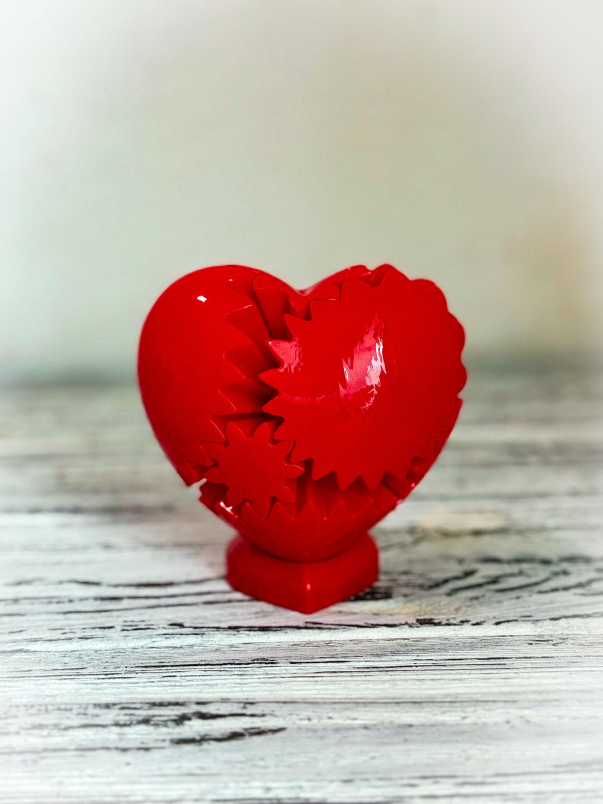 Rotating Gear Heart, Fidget Toy, Transforming Moving Figurine, Moving Mechanical 3D printed Heart