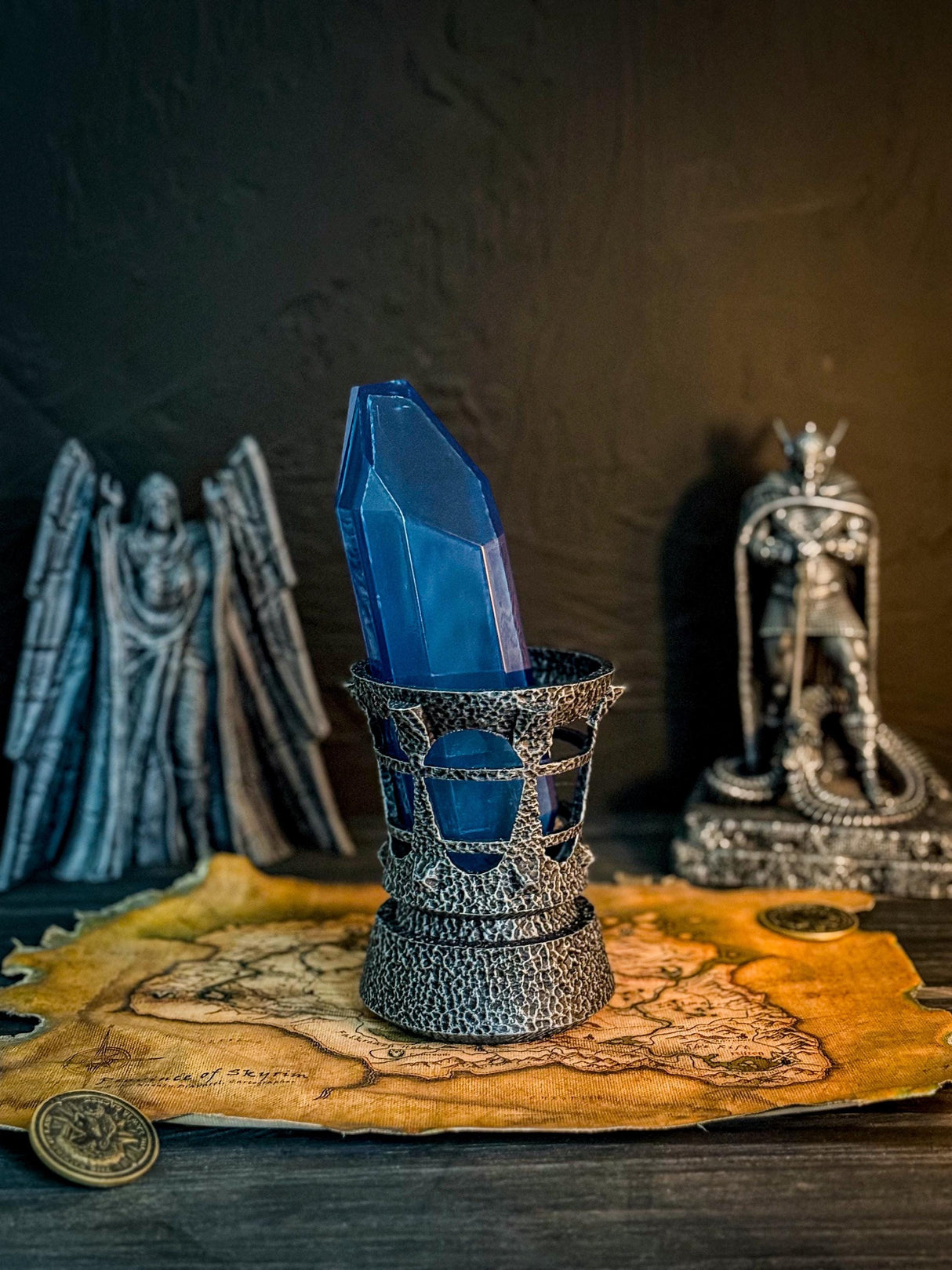Nightlight Soul Gem, Skyrim Inspired Replica, The Elder Scrolls V Artefact, LED Lamp, Prop Cosplay