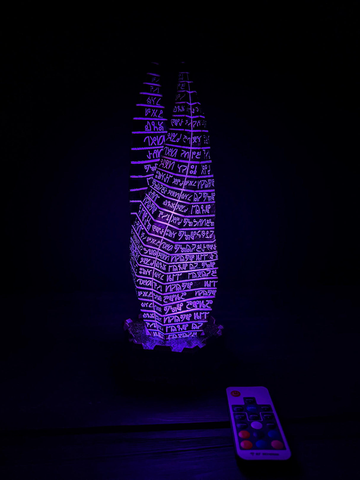 Dead Space Marker, RGB LED, Glowing Obelisk, Replica, Dead Space Inspired, Table Lamp, Home and Office Decor