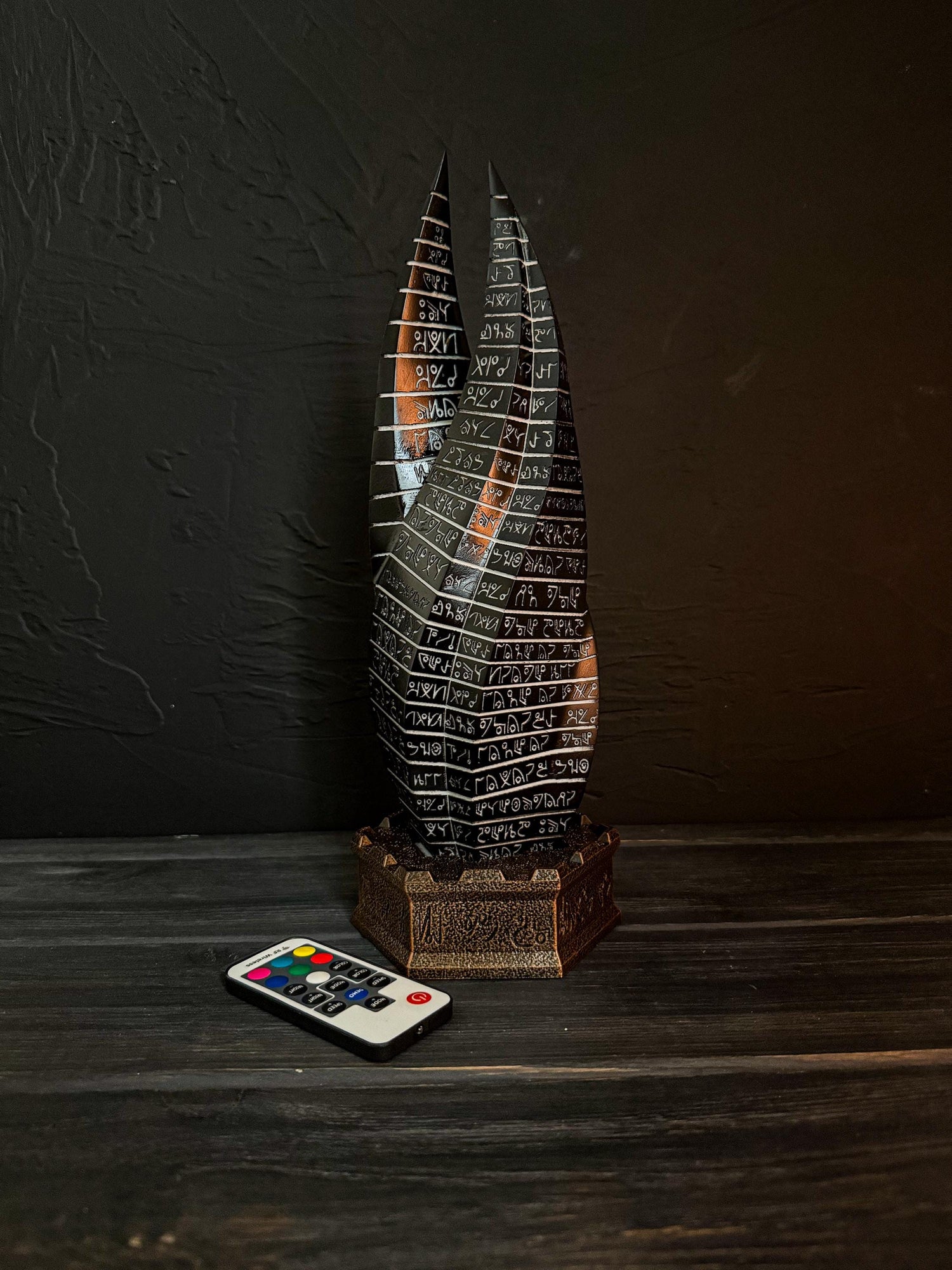 Dead Space Marker, RGB LED, Glowing Obelisk, Replica, Dead Space Inspired, Table Lamp, Home and Office Decor
