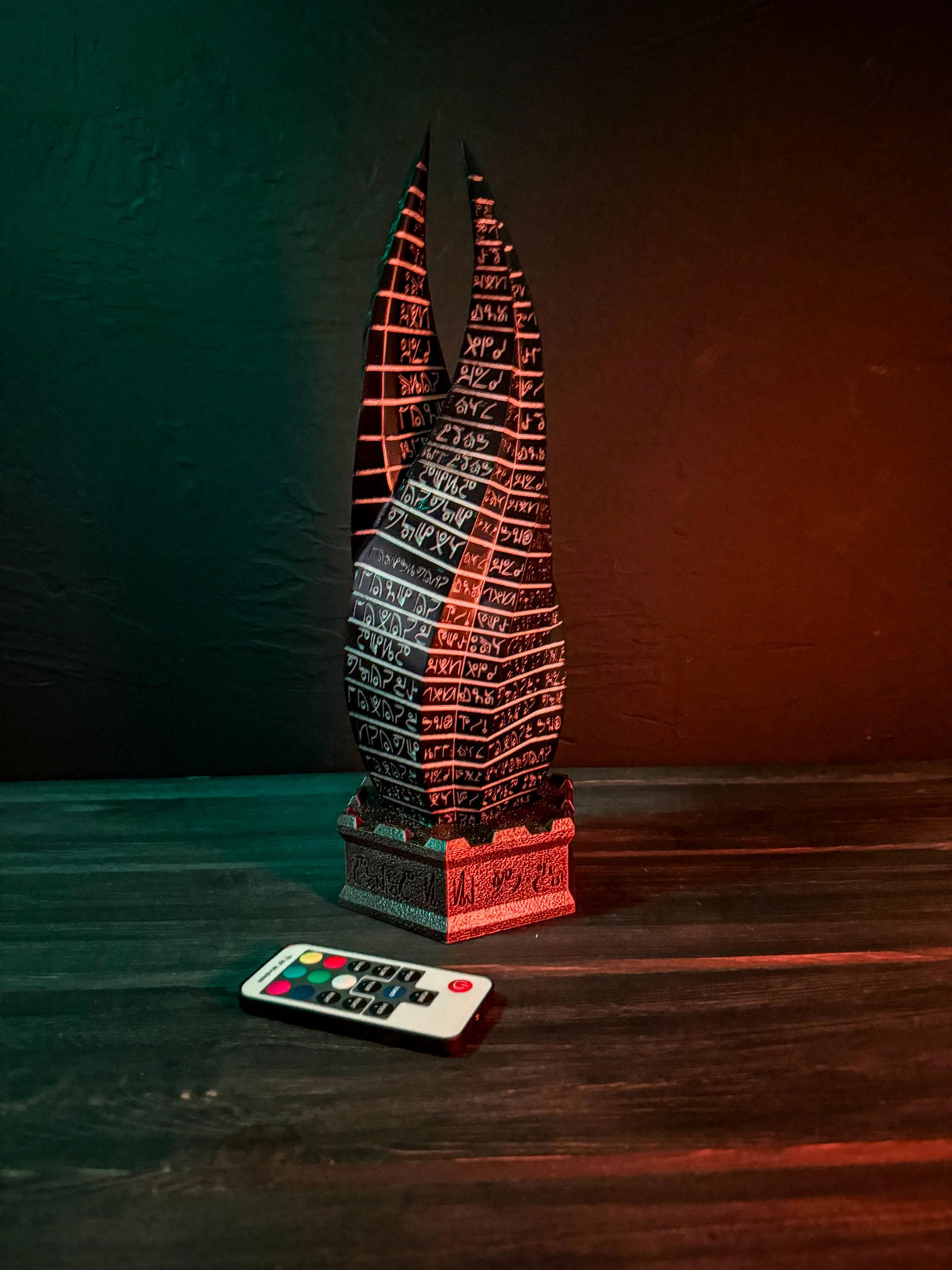 Dead Space Marker, RGB LED, Glowing Obelisk, Replica, Dead Space Inspired, Table Lamp, Home and Office Decor