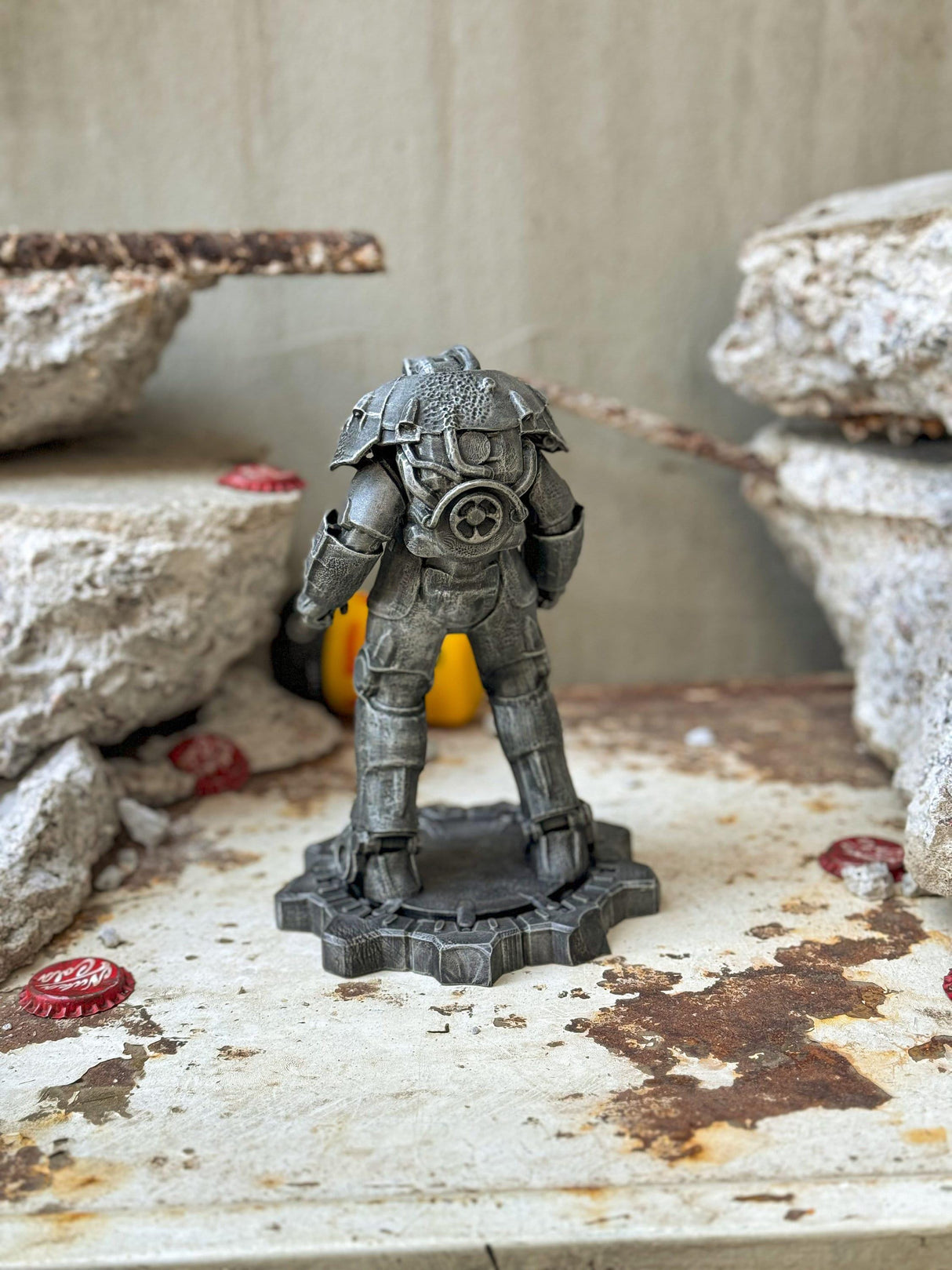 Fallout x-01 power armor model, fallout decor and props, fallout sculpture