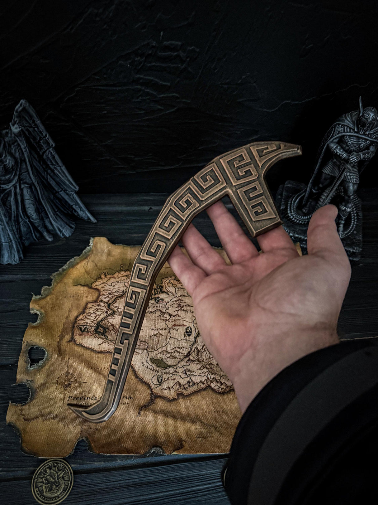 Dwemer Scrap Metal Skyrim, Rare Metal Replica, 3D-printed Item, The Elder Scrolls Decor