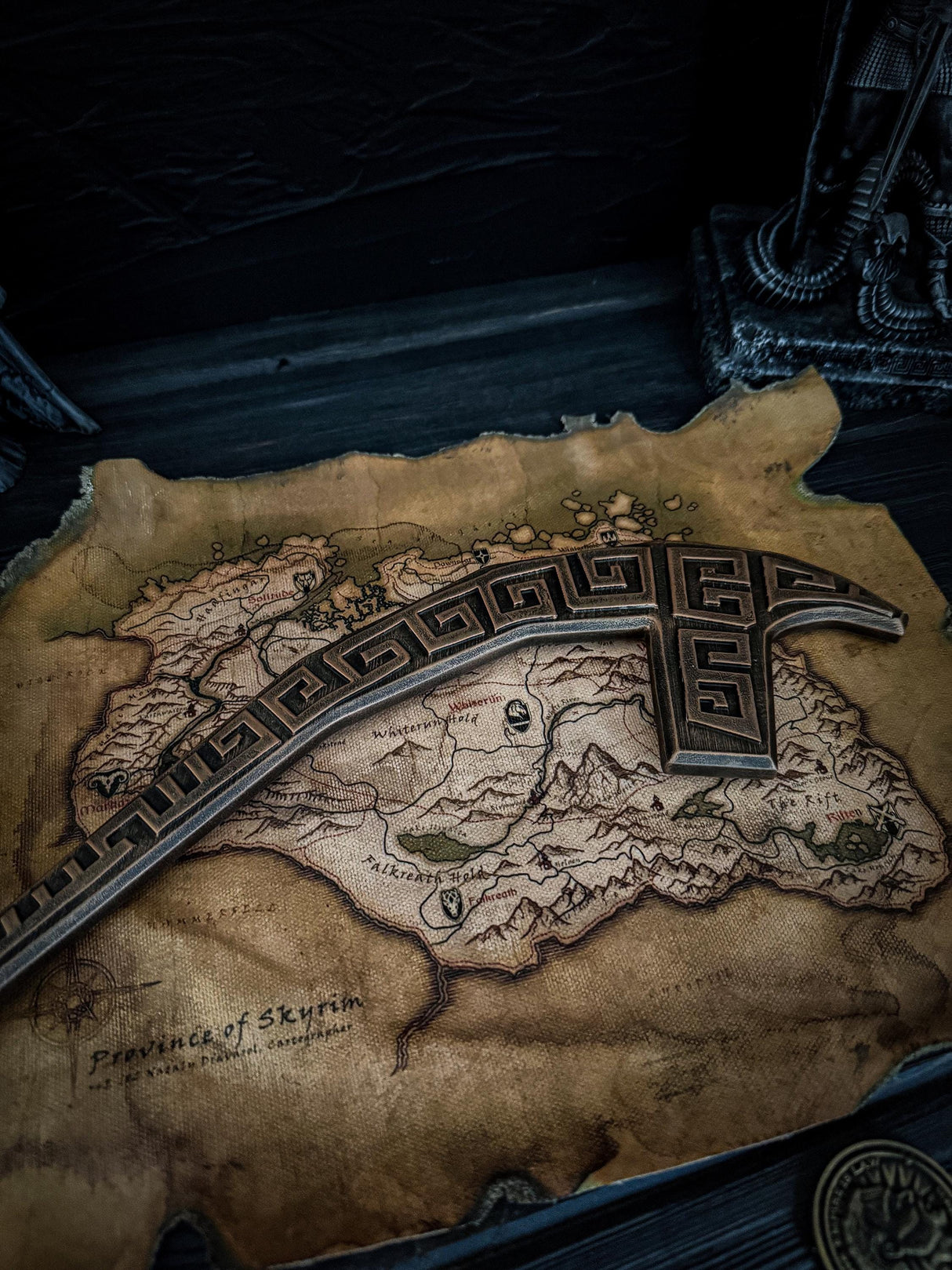 Dwemer Scrap Metal Skyrim, Rare Metal Replica, 3D-printed Item, The Elder Scrolls Decor