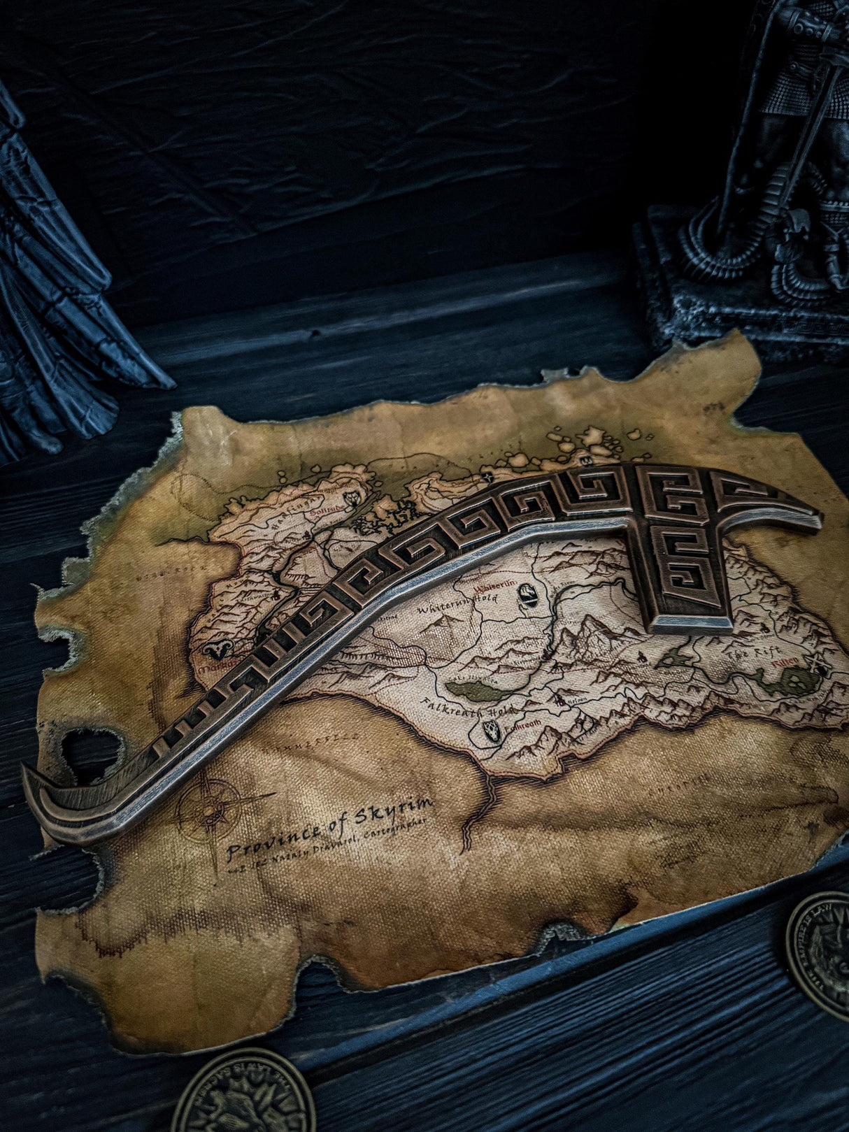 Dwemer Scrap Metal Skyrim, Rare Metal Replica, 3D-printed Item, The Elder Scrolls Decor