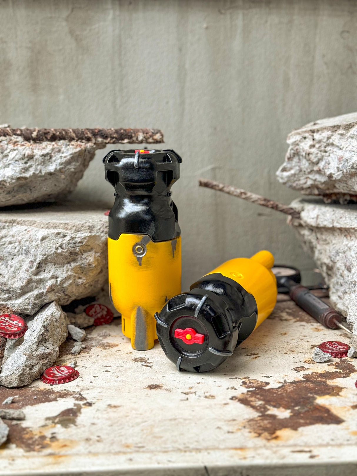 Fusion Cores Containers Fallout Inspired, Artifact, Props from Fallout 4, Fusion Core Replica