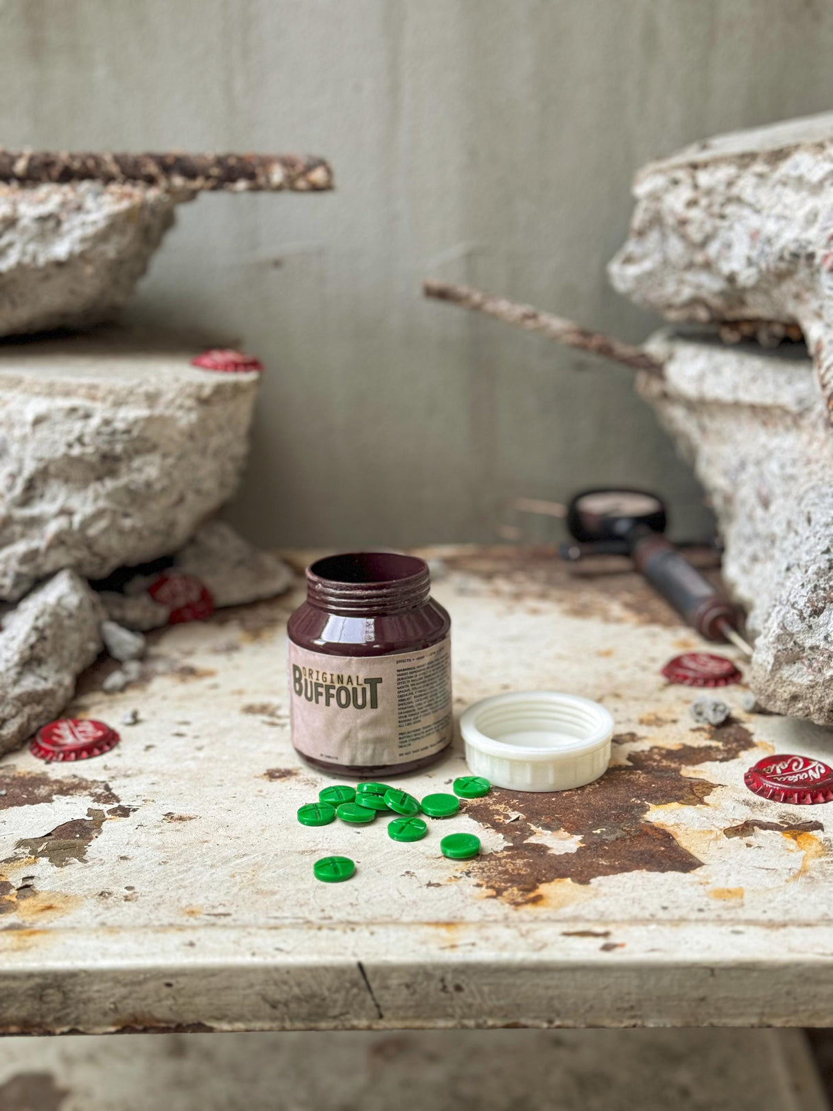 Buffout Bottle and Pills, Fallout 4, Highly Addictive Steroid, Artifact Fallout Inspired, Buffout Replica