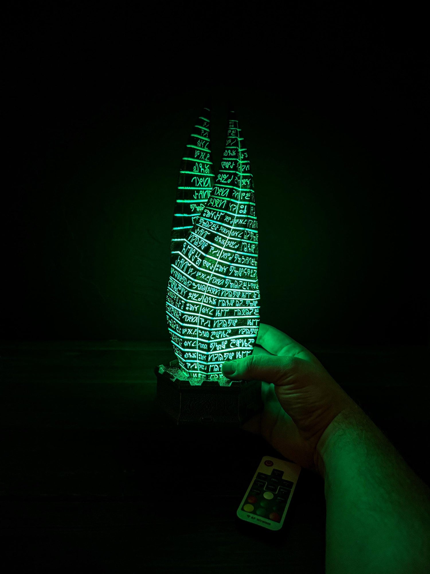 Dead Space Marker, RGB LED, Glowing Obelisk, Replica, Dead Space Inspired, Table Lamp, Home and Office Decor