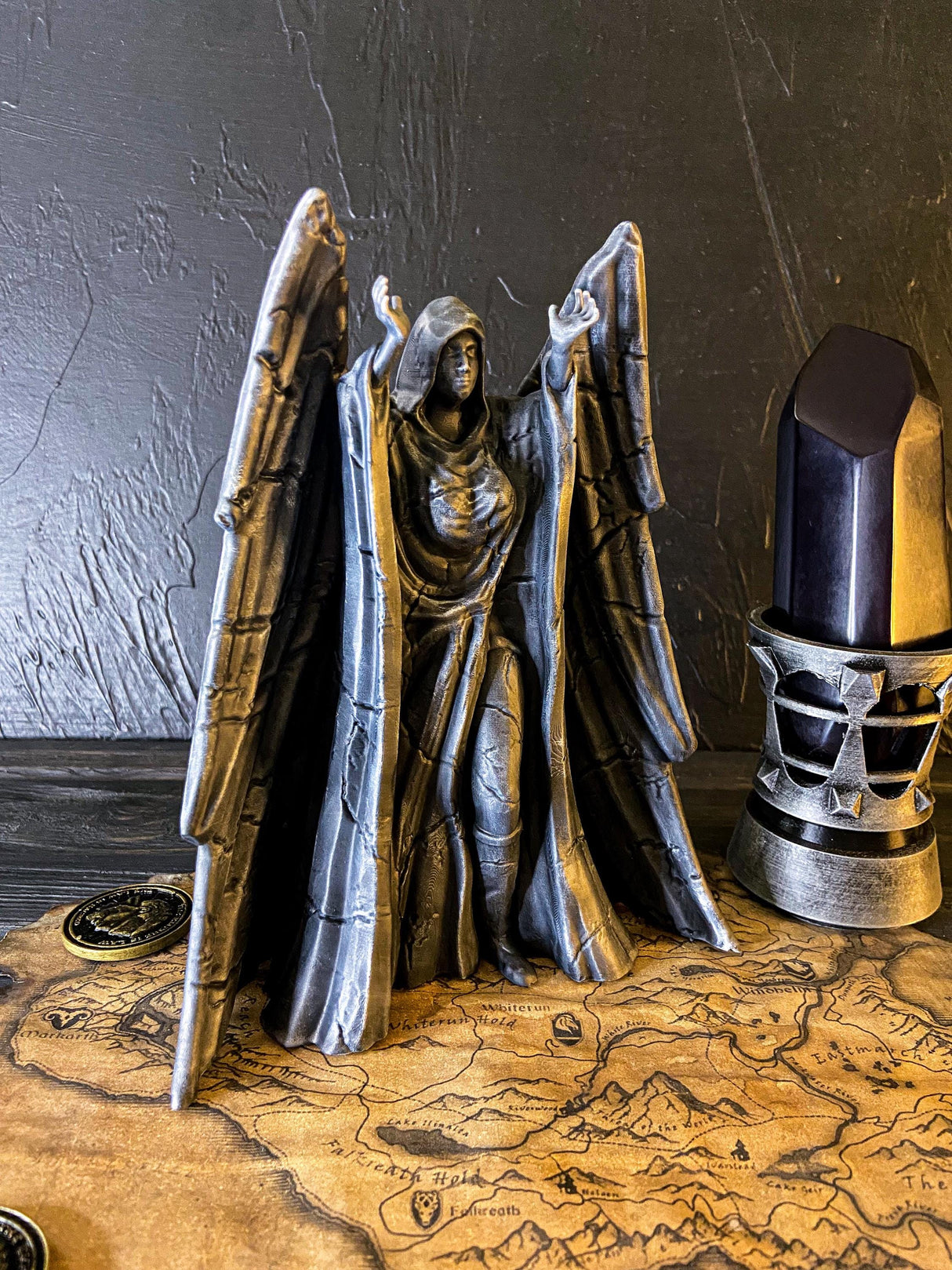 Meridia Figurine, Skyrim Inspired, The Elder Scrolls V, Home and Office Decor, Cosplay