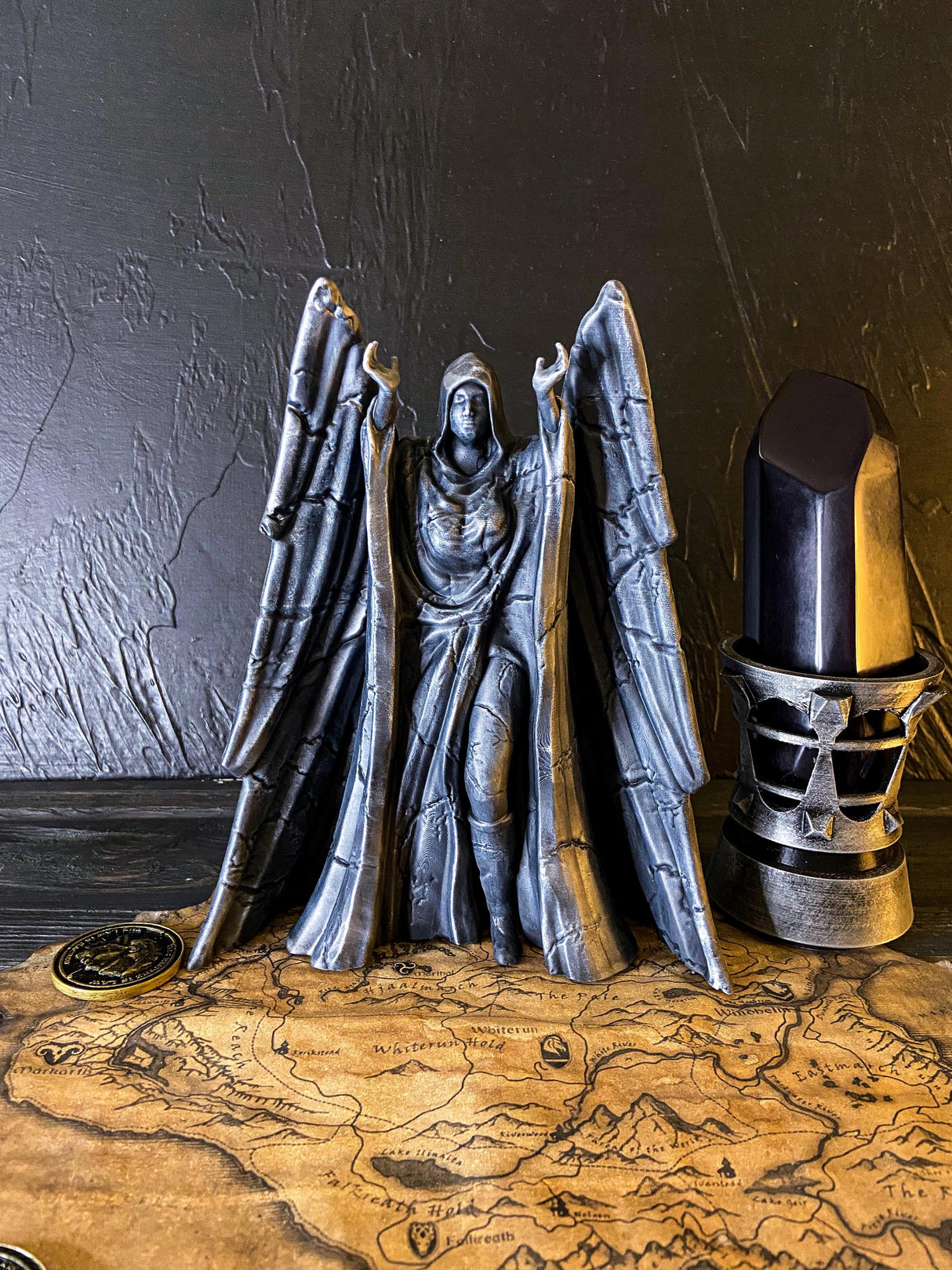 Meridia Figurine, Skyrim Inspired, The Elder Scrolls V, Home and Office Decor, Cosplay
