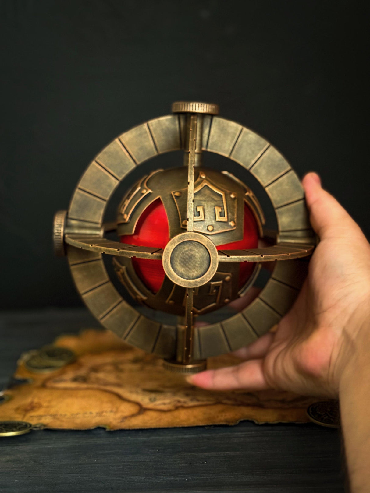 Centurion Dynamo Core, Lightnight Inspired by Skyrim, The Elder Scrolls V Artifact, Home and Office Decor