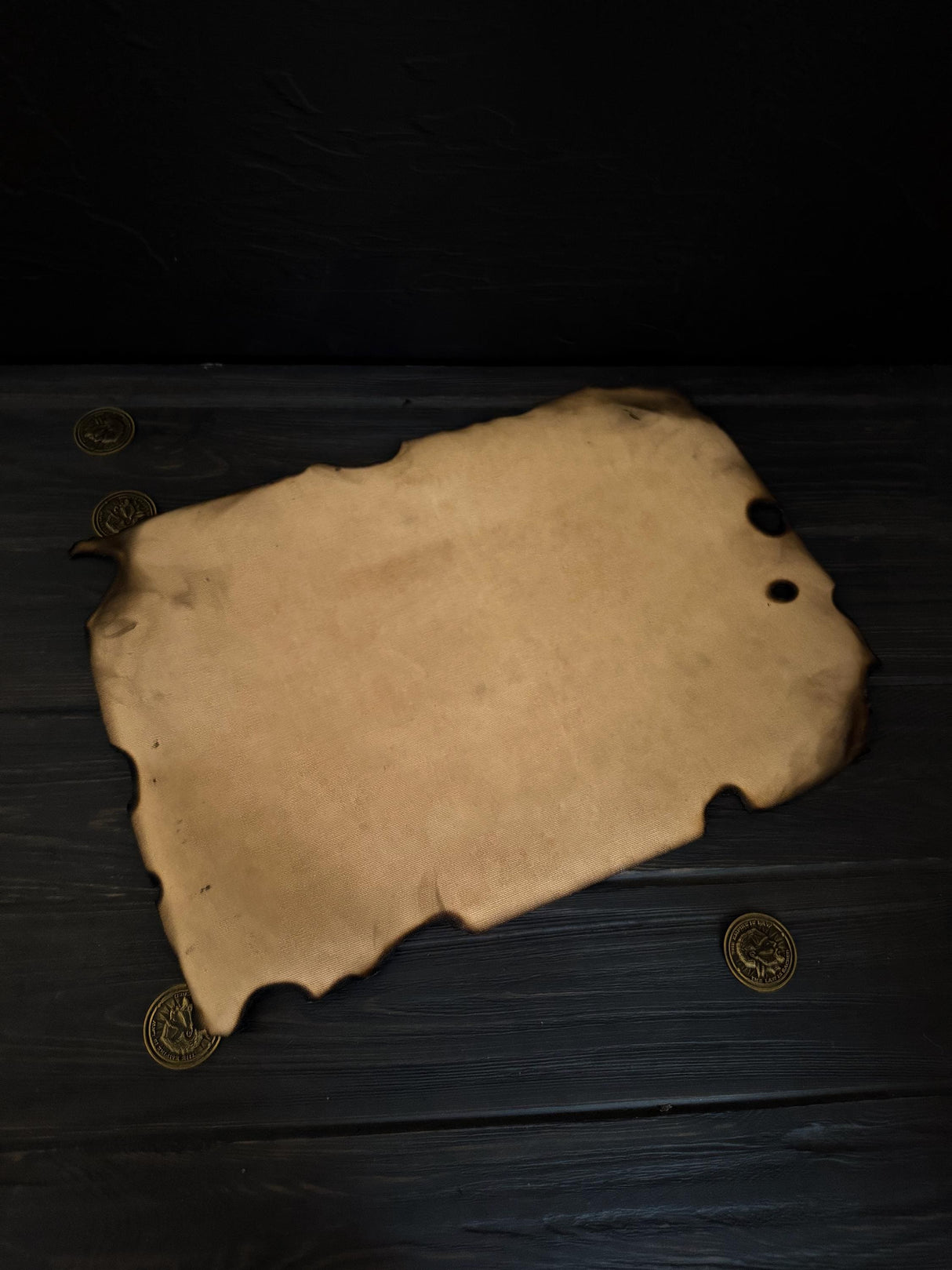 Skyrim Dragon Scorched Map, The Elder Scrolls Inspired, Home and Office Decor