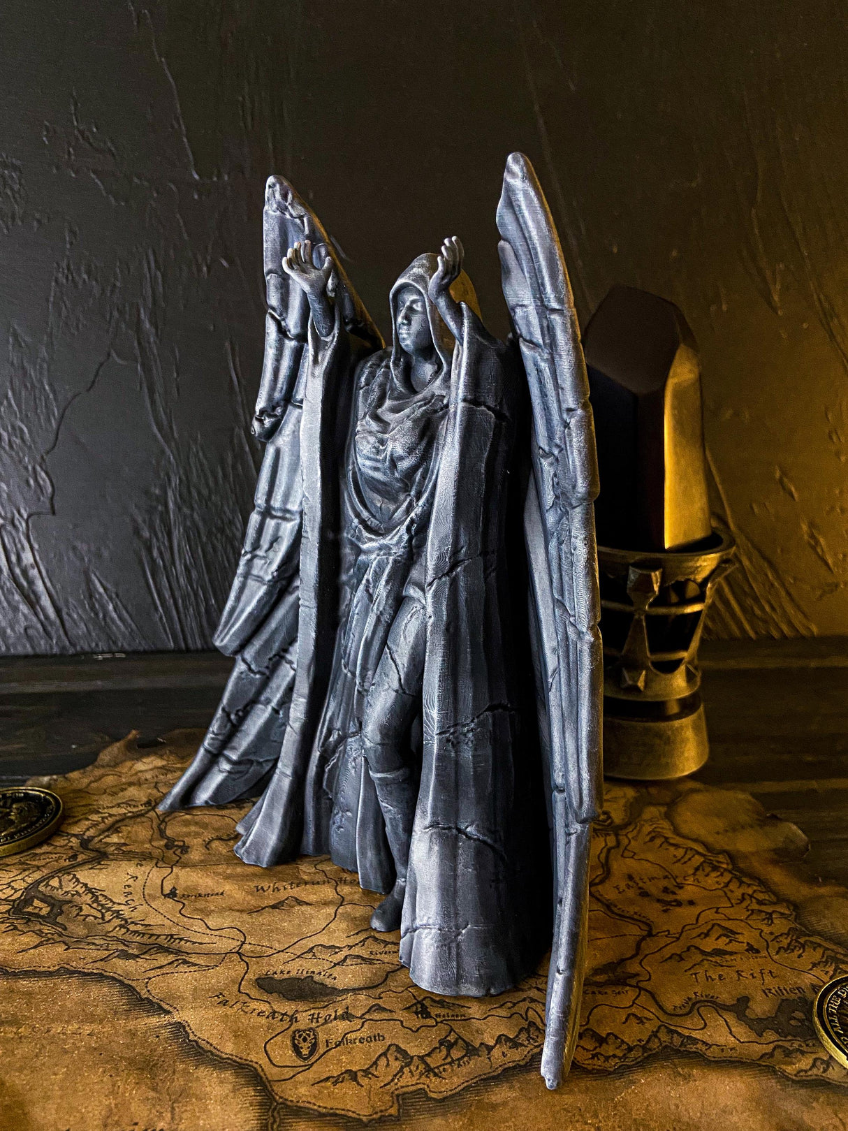 Meridia Figurine, Skyrim Inspired, The Elder Scrolls V, Home and Office Decor, Cosplay