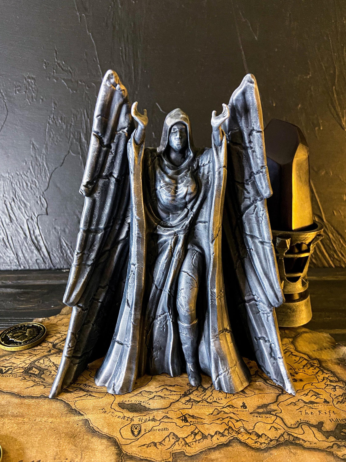 Meridia Figurine, Skyrim Inspired, The Elder Scrolls V, Home and Office Decor, Cosplay
