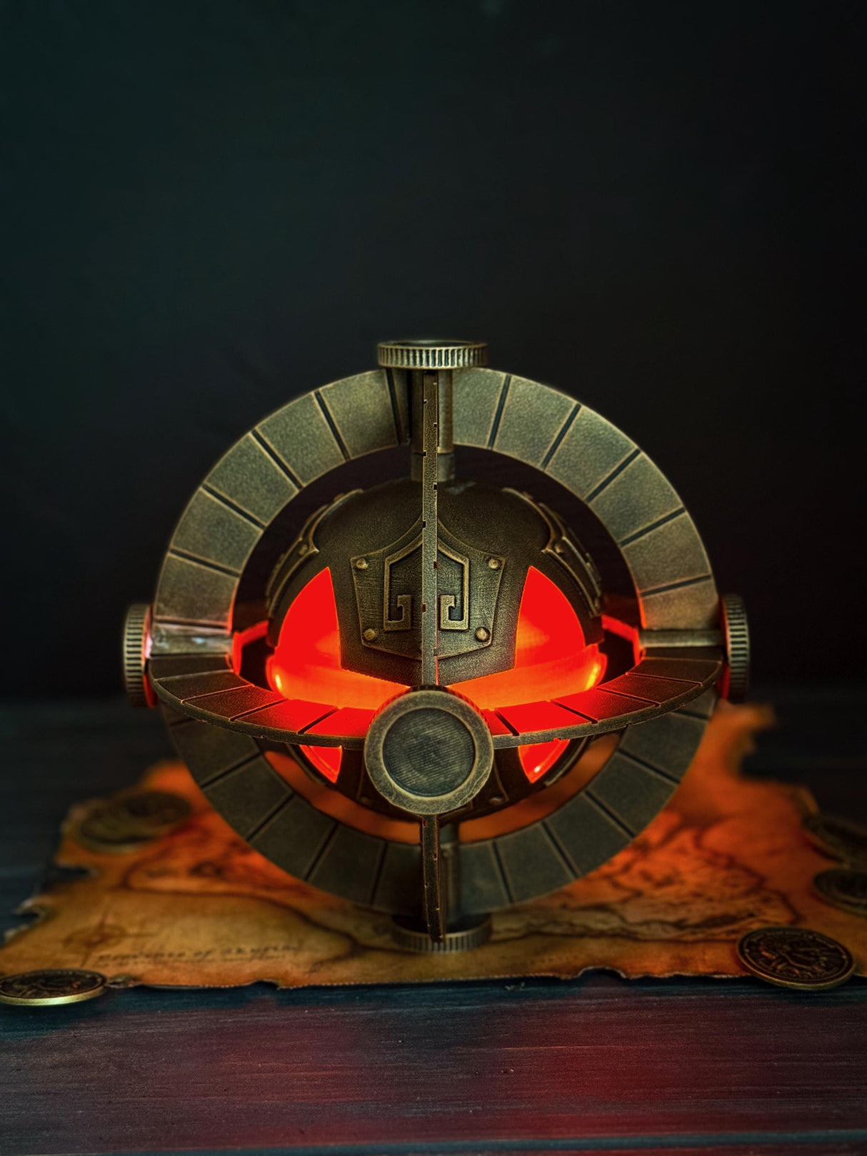 Centurion Dynamo Core, Lightnight Inspired by Skyrim, The Elder Scrolls V Artifact, Home and Office Decor
