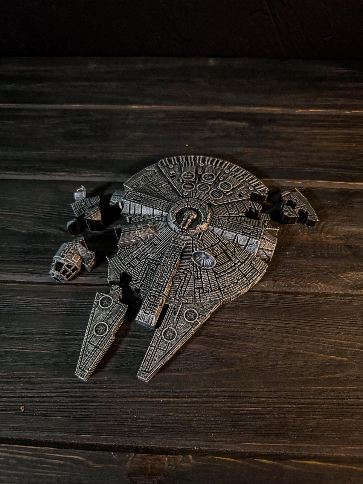Millennium Falcon Puzzle, Handmade 3D Printed Decor, Gift for Sci-Fi Fans