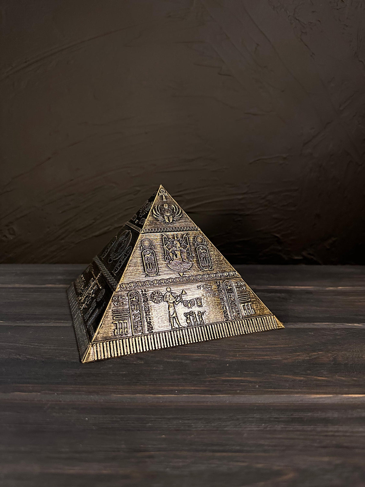 Egyptian Pyramid Stash Box, Hidden Storage Decor, Ancient Egypt Puzzle Pyramid, Secret Puzzle Container