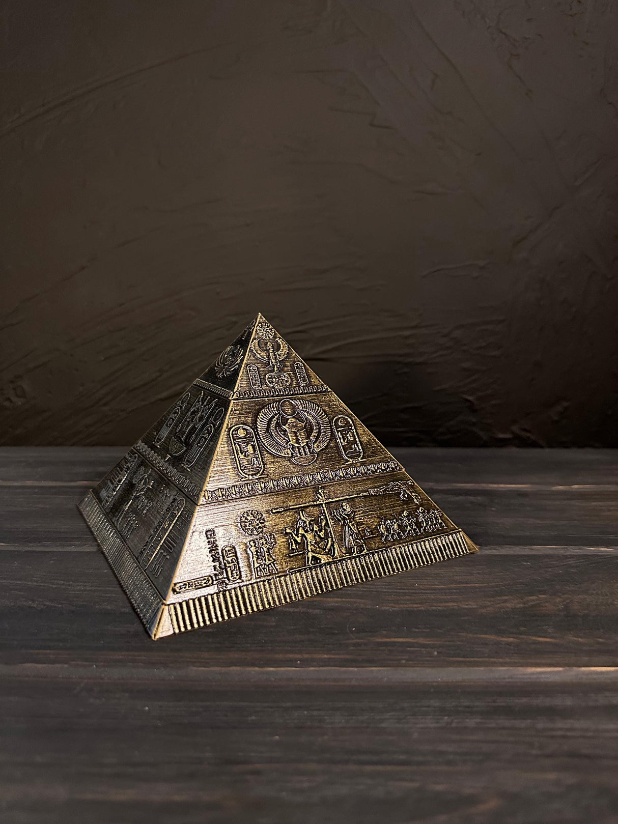 Egyptian Pyramid Stash Box, Hidden Storage Decor, Ancient Egypt Puzzle Pyramid, Secret Puzzle Container
