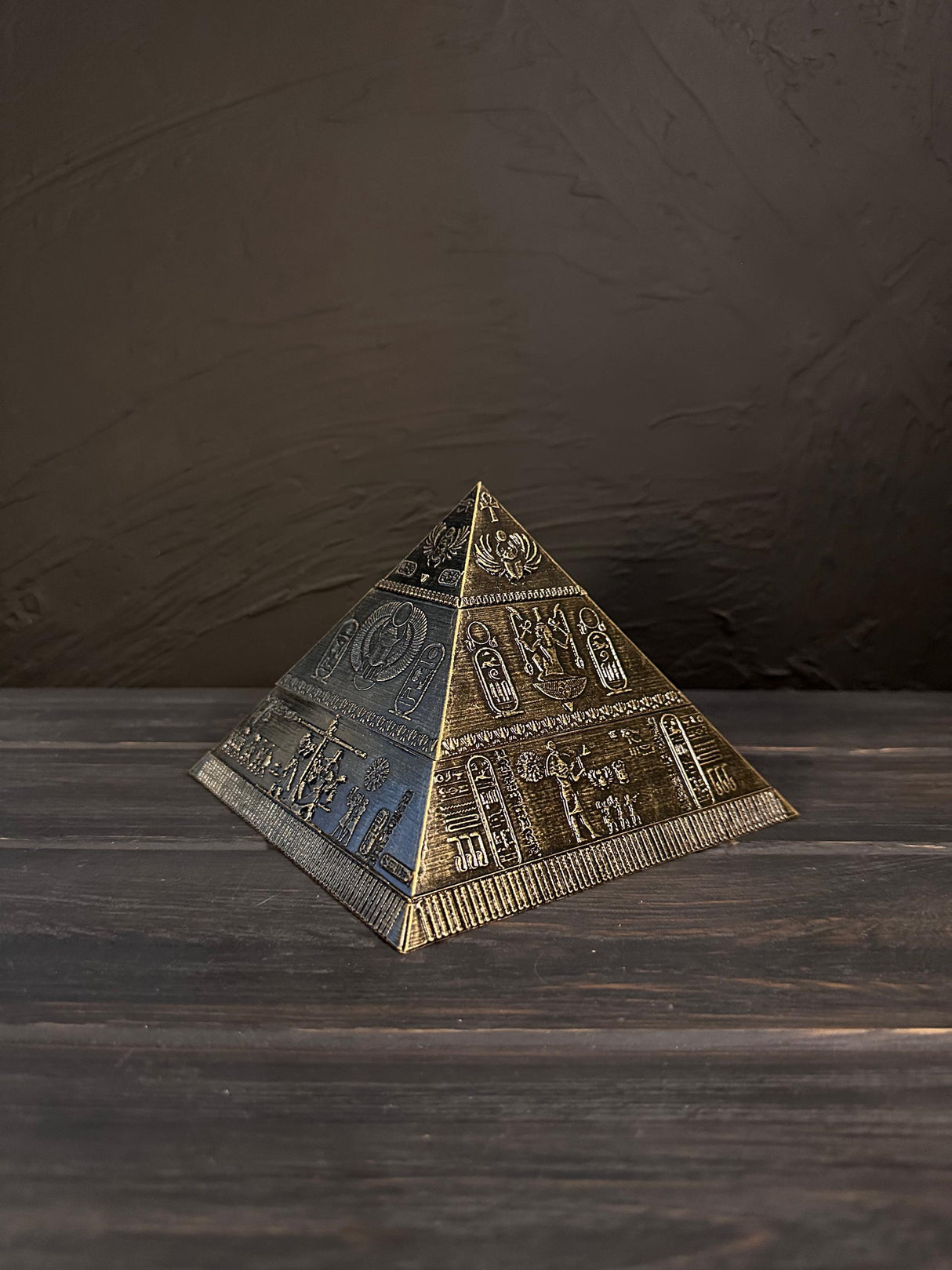 Egyptian Pyramid Stash Box, Hidden Storage Decor, Ancient Egypt Puzzle Pyramid, Secret Puzzle Container