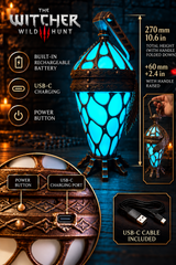 The Witcher 3 Magic Lamp, Keira Metz Lantern, Gerald