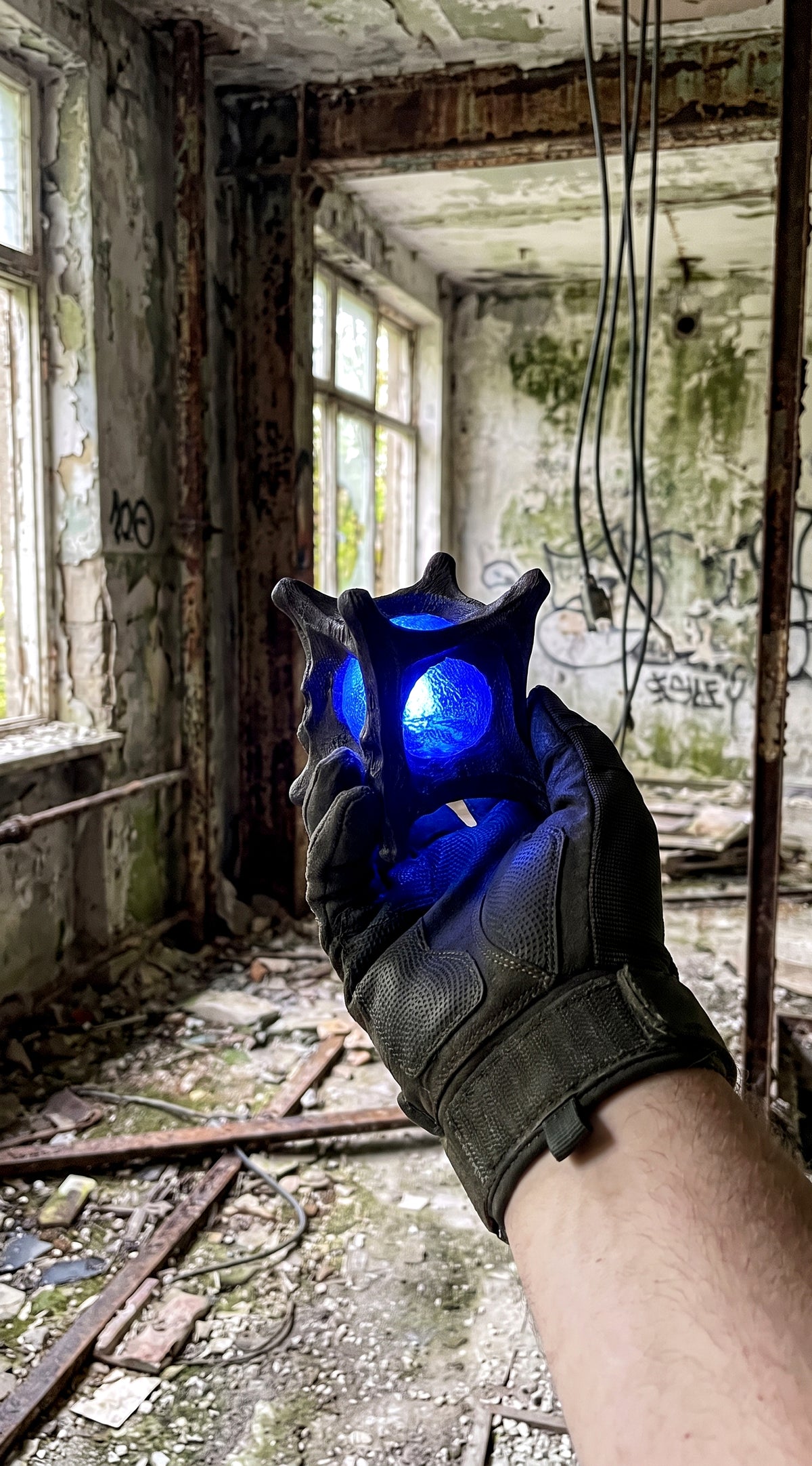 S.T.A.L.K.E.R. 2 HyperCube Artifact Replica with LED, Stalker, Hand Painted, Stalker 2 Collectible Prop