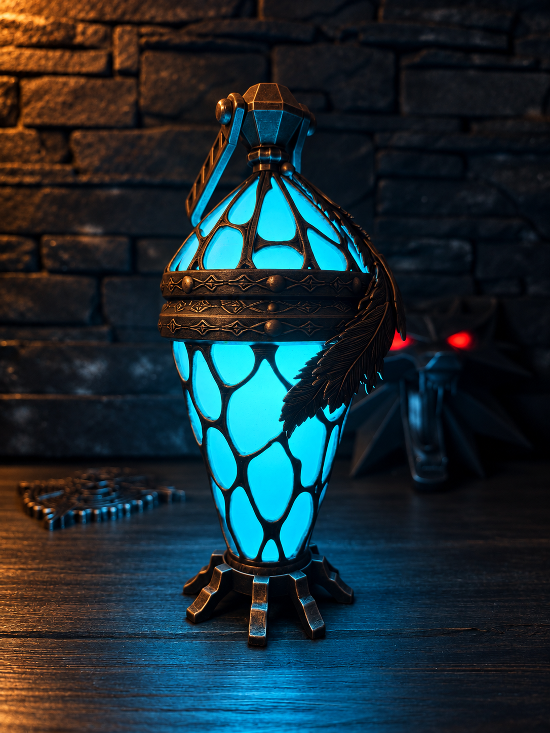 The Witcher 3 Magic Lamp, Keira Metz Lantern, Gerald