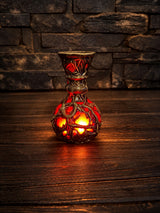 Elden Ring Crimson Tears Flask, Glowing Fantasy Potion Prop, 3D Printed Hand Painted