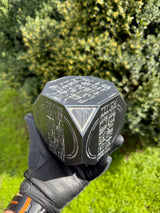 Crimson Desert Abyss Artifact Replica, Fantasy Magic Cube, RPG Collectible, Hand Painted Resin Prop, Gamer Gift
