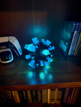 S.T.A.L.K.E.R. 2 Compass Artifact Replica, blue-cyan, LED Light Up Zone Artifact, Stalker Collectible Decor