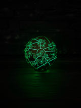 Treasure Planet Map, Glowing Captain Flint Orb, Rechargeable LED Sphere