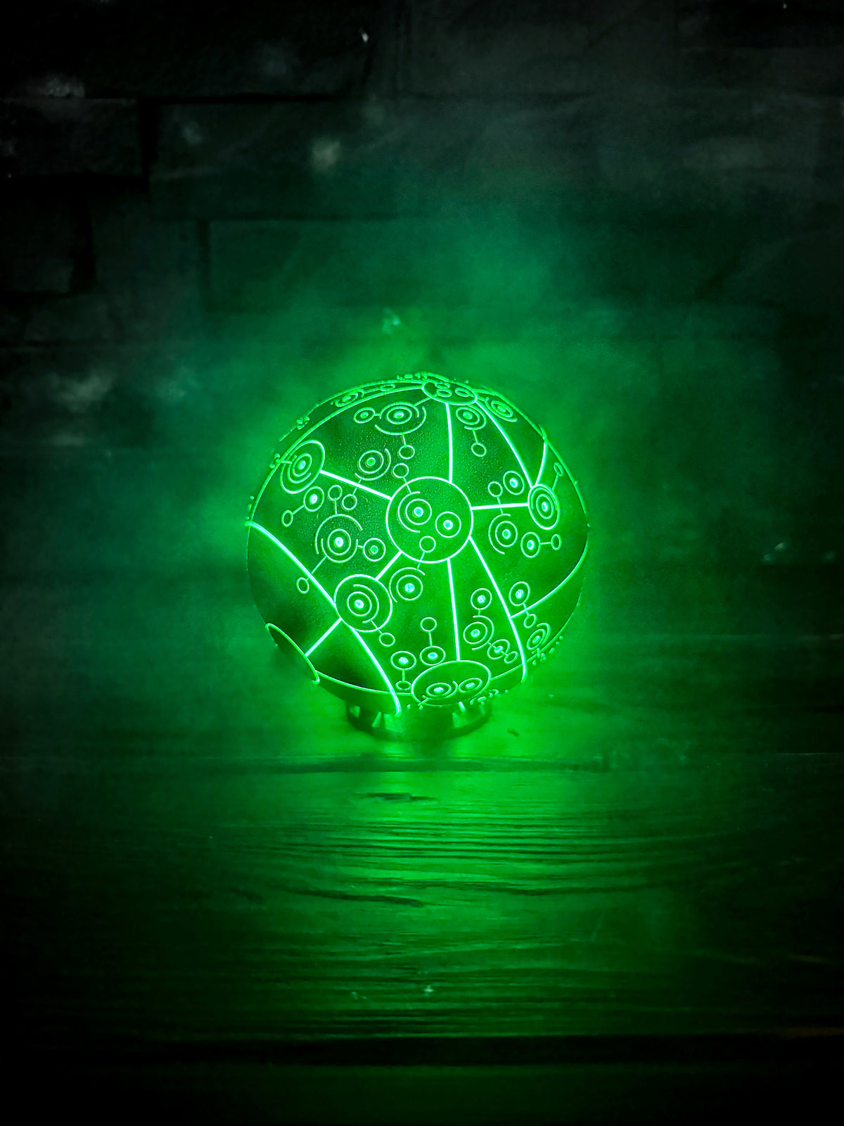 Treasure Planet Map, Glowing Captain Flint Orb, Rechargeable LED Sphere