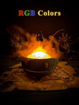 Skyrim LED Fire Salts,  Frost Salts, Void Salts, Alchemy Bowl RGB Aroma Diffuser, Magic Mist Lamp, Fantasy Steam Crystal Decor Gift