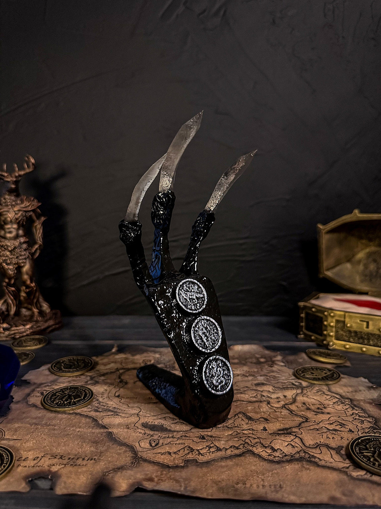 Glass Dragon Claw, Skyrim Artifact, Claw with Correct Animal Combination, The Elder Scrolls Home and Office Decor, Game Fan Gift
