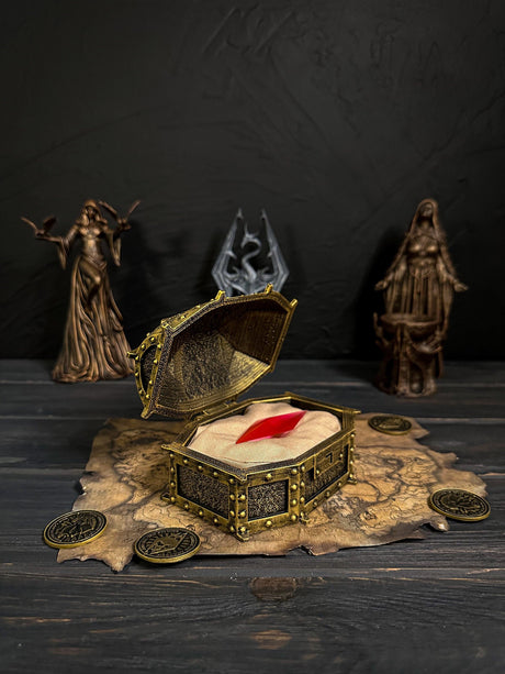 Stones of Barenziah Skyrim The Elder Scrolls V, Barenziah Box with Unusual Gem from Skyrim, Unusual Artifact